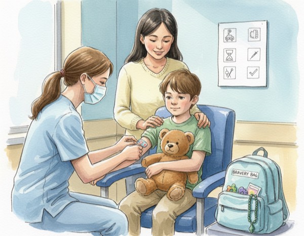 Clinic visits and blood tests